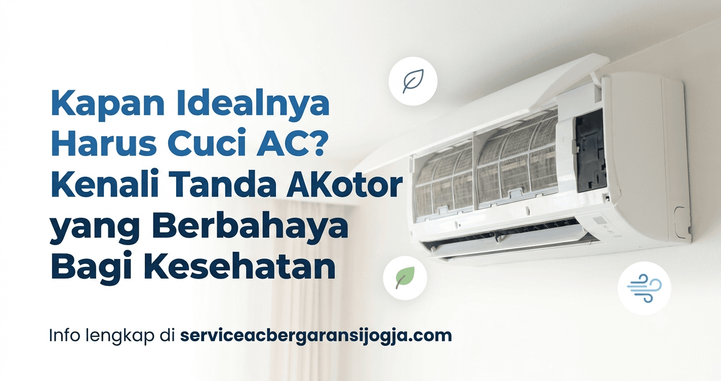 Kapan Harus Cuci AC? Ini Tanda AC Kotor Berbahaya