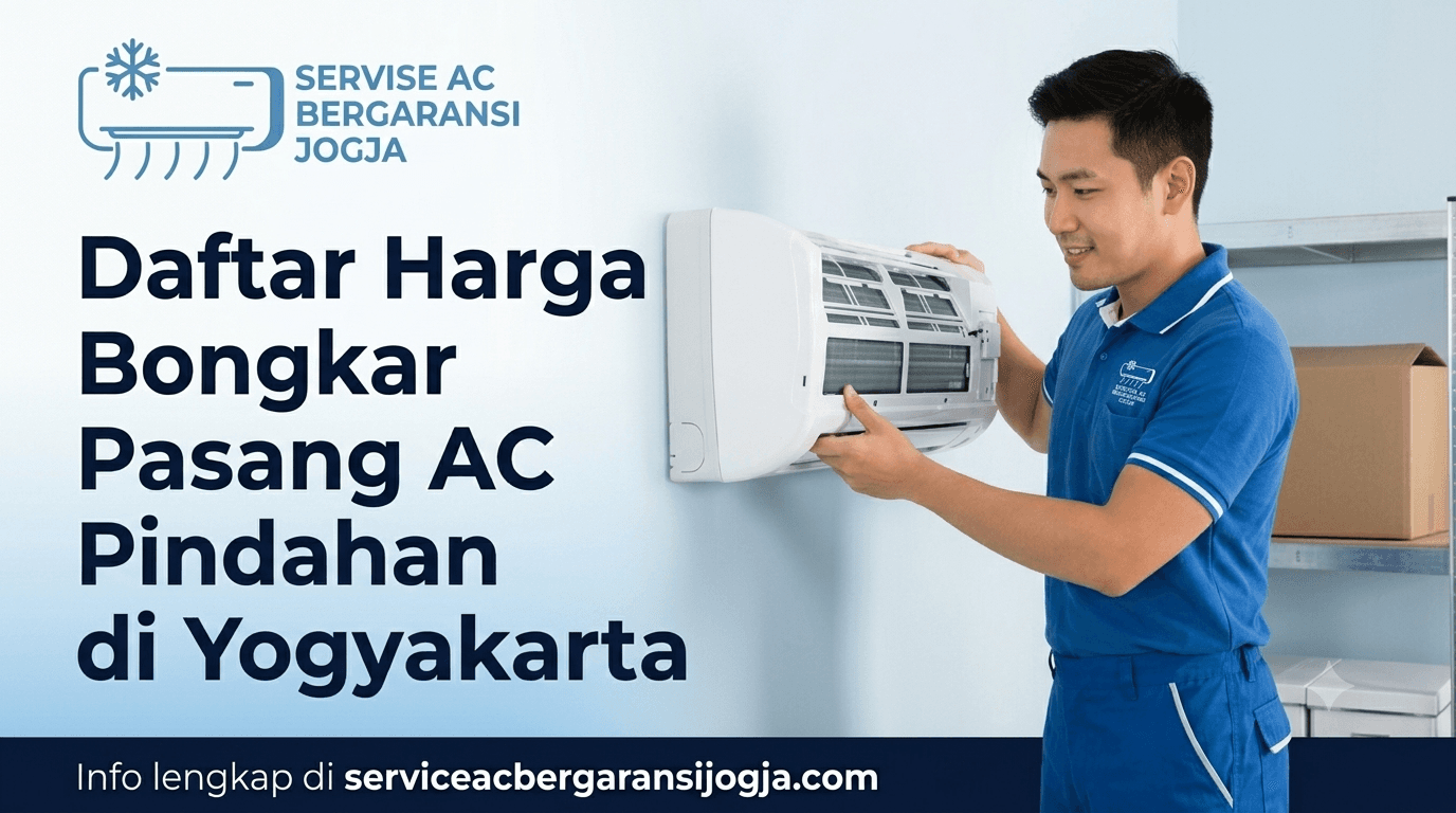 Daftar Harga Bongkar Pasang AC Pindahan di Yogyakarta
