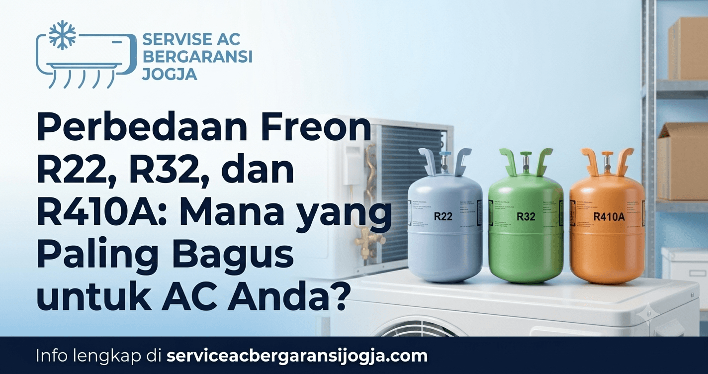 Perbedaan Freon R22, R32, dan R410A: Mana yang Paling Bagus untuk AC Anda?