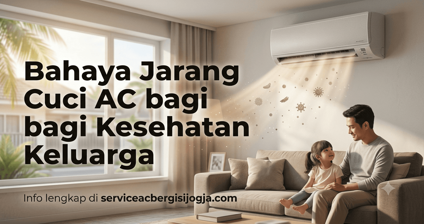 Bahaya Jarang Cuci AC bagi Kesehatan Keluarga