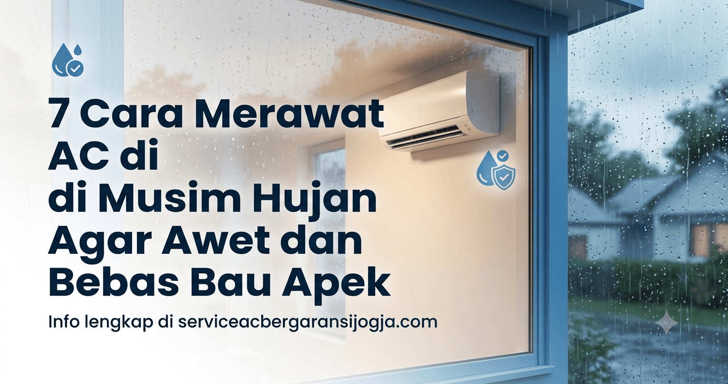 7 Cara Merawat AC di Musim Hujan Agar Awet dan Bebas Bau Apek