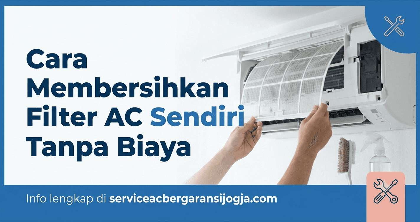Cara Membersihkan Filter AC Sendiri Tanpa Biaya