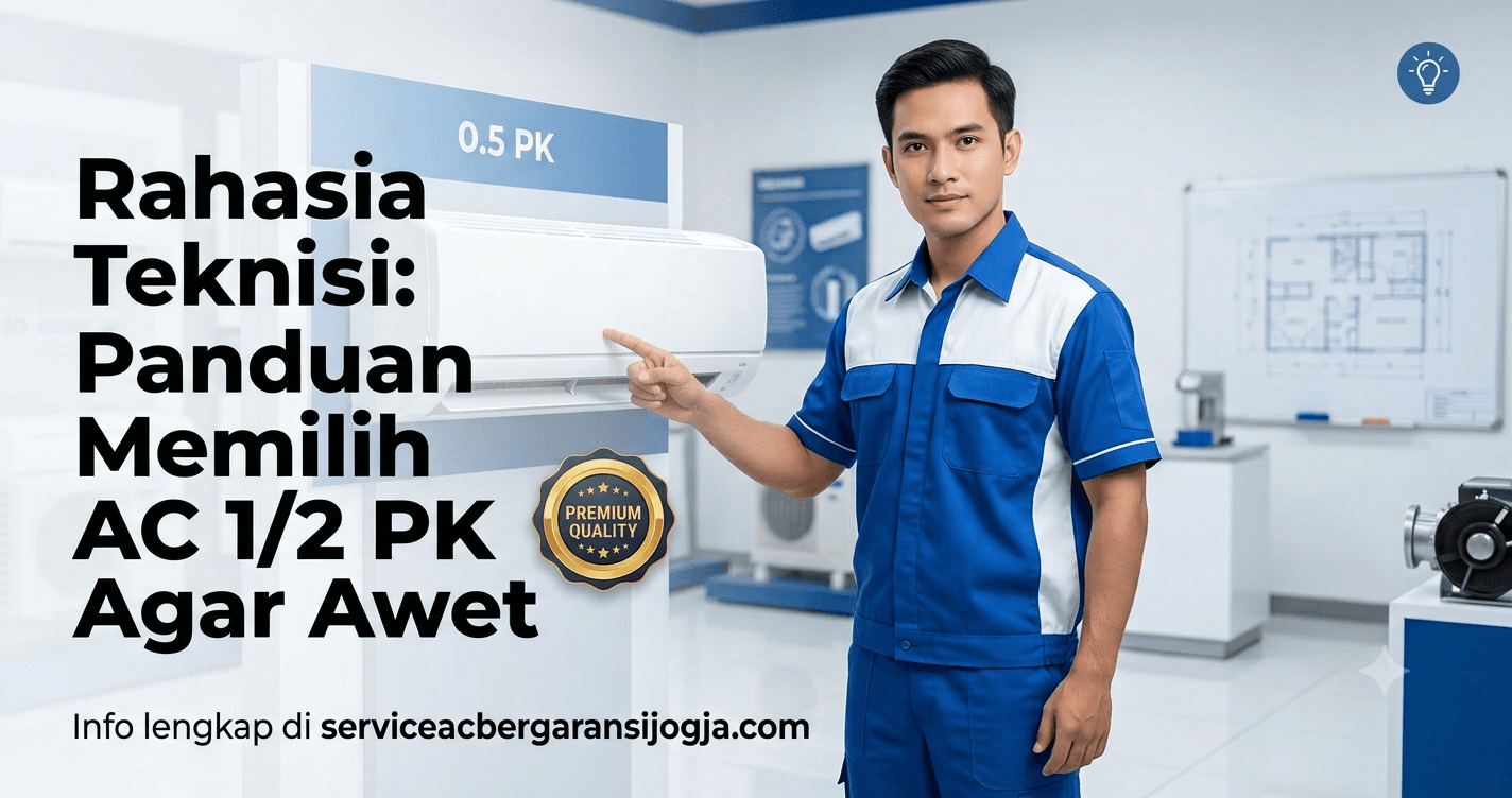Rahasia Teknisi: Panduan Memilih AC 1/2 PK Agar Awet