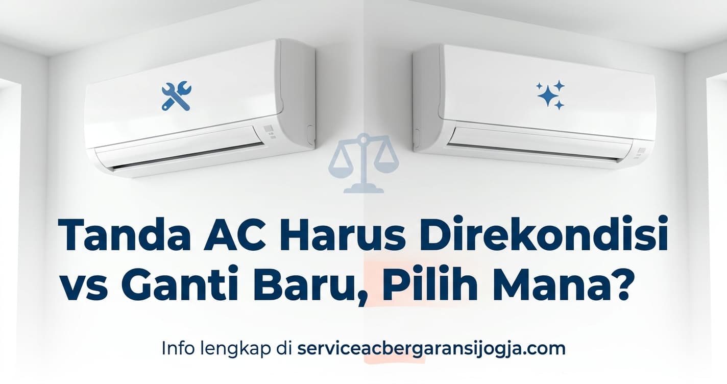 Tanda AC Harus Direkondisi vs Ganti Baru, Pilih Mana?