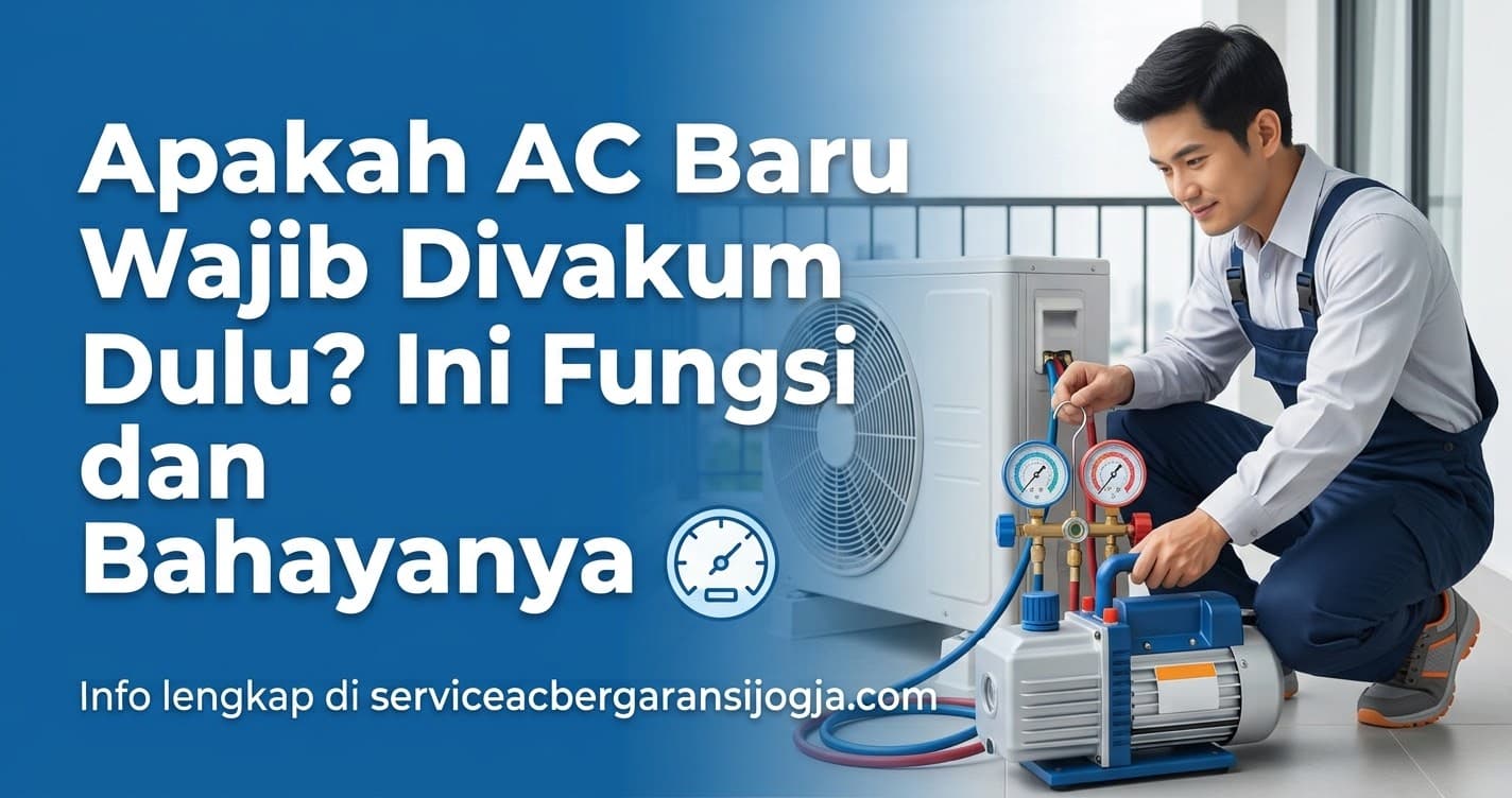 Apakah AC Baru Wajib Divakum Dulu? Ini Fungsi dan Bahayanya