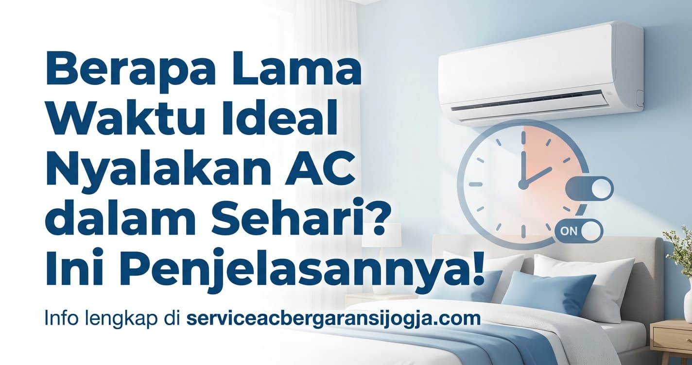 Berapa Lama Waktu Ideal Nyalakan AC dalam Sehari? Ini Penjelasannya!