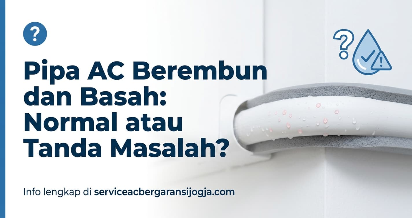 Pipa AC Berembun dan Basah: Normal atau Tanda Masalah?